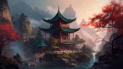 Chinese Style Fantasy Art