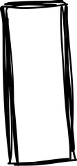 Scribble Rectangular Shape