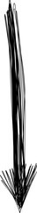 Obraz premium Scribble Arrow