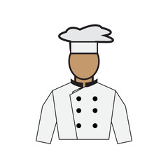 CHEF CLOTHES icon design template vector