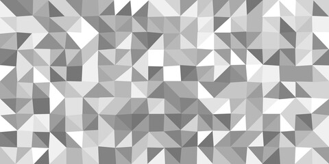 Abstract mosaic abstract background paper. Light gray triangular low poly style pattern. crumpled paper
