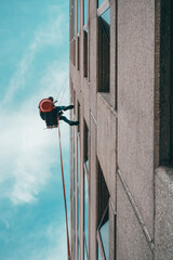 Person Window Washing