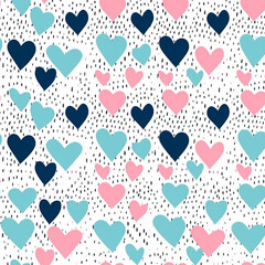 seamless pattern with hearts