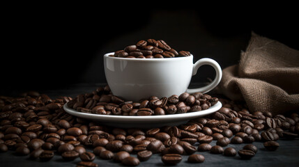 Coffee in different cup presentation before serving