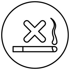 Obraz premium cigarette icon