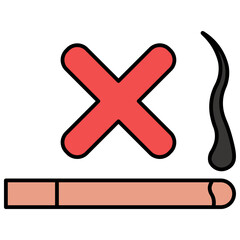 Obraz premium cigarette icon