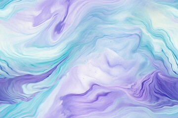 Pastel Tie-dye Ripple Pattern. Generative AI