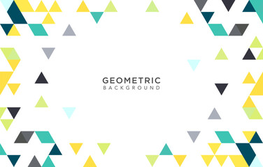 Abstract geometric background with triangle shapes