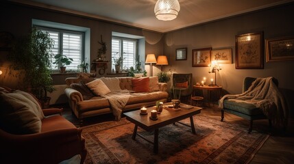 Fototapeta premium modern living room