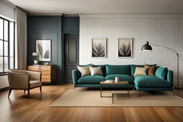 Naklejka na ściany i meble design of living room WOOD BACKGROUN TEKSTURE