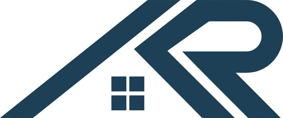 kr real estate logo design