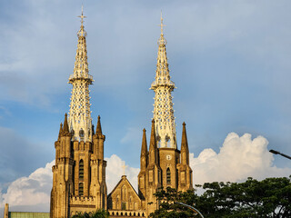 Obraz premium Cathedral Curch in Jakarta Indonesia, selective focus