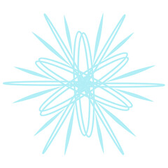 Snowflake illustration 