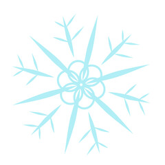 Obraz premium Snowflake illustration 