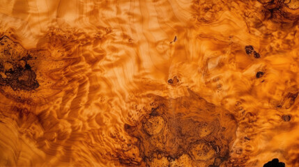 Exotic Thuya Burl Wood Texture Wooden Background - generative ai