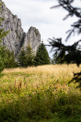 View of the Western Tatras from the Koscieliska Valley and the Iwaniecka Pass
