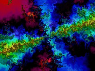 Obraz na płótnie Canvas Multicolored grunge texture. Background color. Composition of different color patterns