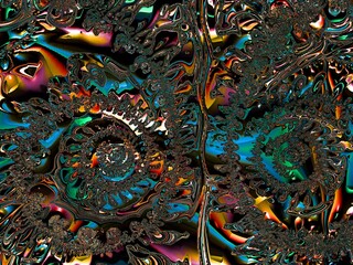 Obraz premium Multicolored grunge texture. Background color. Composition of different color patterns