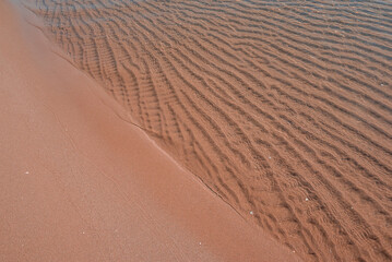 waves sand beach near the ocean