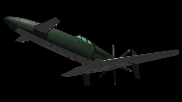 震電 大日本帝国海軍 局地戦闘機 (J7W Shinden) 着陸脚格納