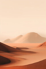 Fototapeta na wymiar Minimalistic Desert