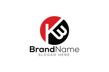 Modern Letter K 3 or K W logo design vector template
