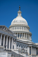 Obraz premium capitol building in spring, washington dc