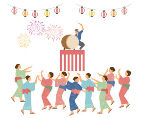 夏祭り　盆踊り大会