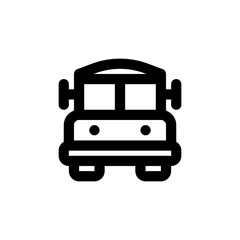 school building line icon