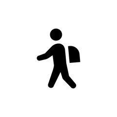 school building line icon