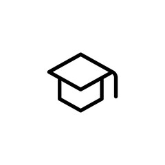 school building line icon