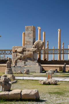 Hall of hundred columns, Persepolis, Iran