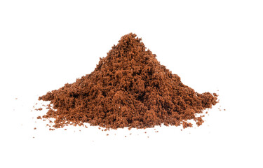 coffee powder on transparent png