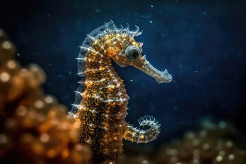 seahorse with generative ai