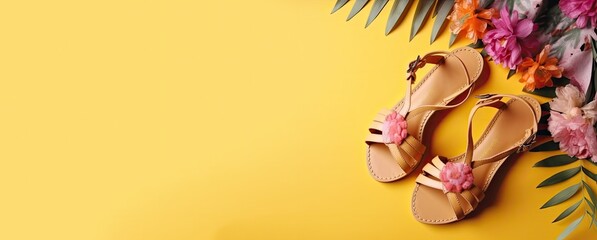 sandal flipflop summer with generative ai