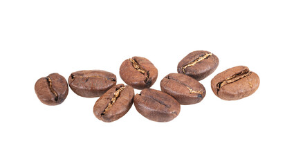 coffee beans on transparent png