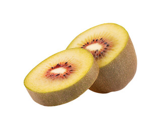 red kiwi isolated on transparent png