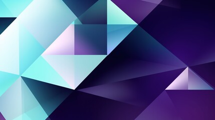Fototapeta premium Abstract geometric background with colorful triangles.Generative Ai