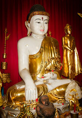 White jade buddha