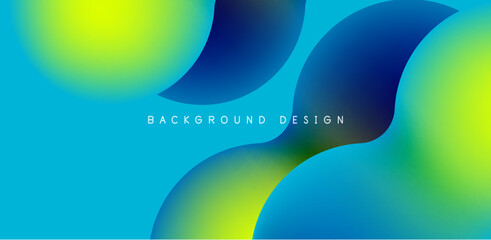 Colorful circle abstract background. Template for wallpaper, banner, presentation, background