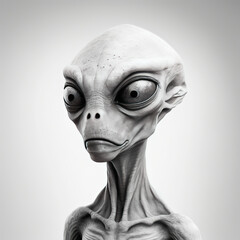 Obraz premium Zeta Grey Alien