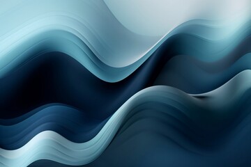 Fototapeta premium a beautiful abstract vibrant wallpaper in gray and blue, style of flowing fabric. generative AI