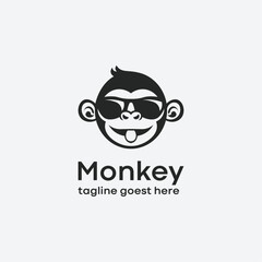 Monkey Icon: Playful and Adorable Logo for Your Design Needs