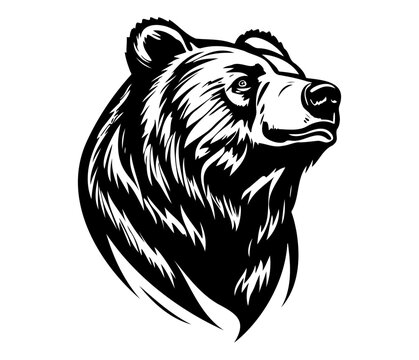 Black Bear Clipart Black And White