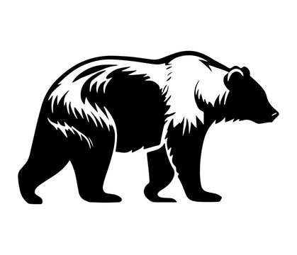 Black Bear Clipart Black And White