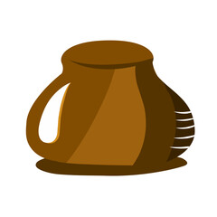 clay pot vector