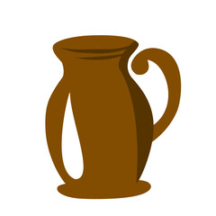 clay pot vector