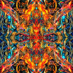 Kaleidoscope Artwork/Abstract Kaleidoscope Digital Art