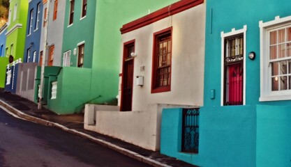 Fototapeta na wymiar Impression of the Bo Kaap in Cape Town South Africa