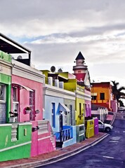 Impression of the Bo Kaap in Cape Town South Africa